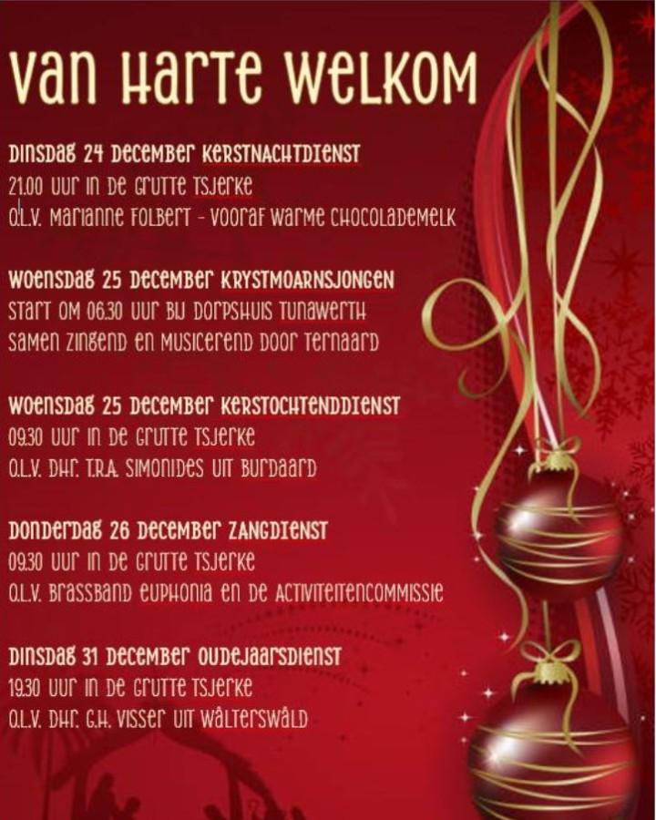 Van harte welkom