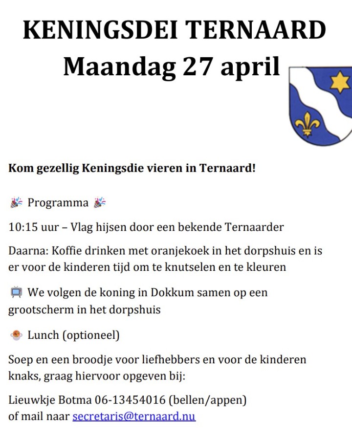 KENINGSDEI TERNAARD