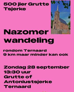 Nazomer wandeling