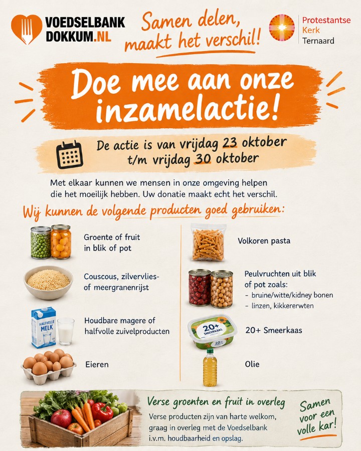 Inzamelactie Voedselbank Dokkum