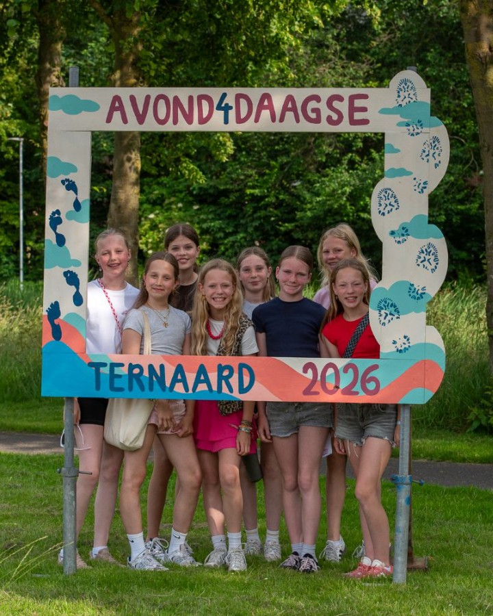Eerste avond4daagse in Ternaard groot succes