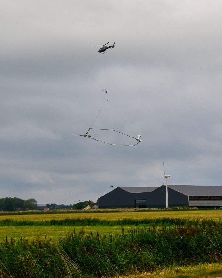 Helikopter brengt ondergrond in kaart 
