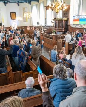 Open Deur Gezinsdienst in Ternaard bracht jong en oud samen